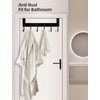 UDENIS Over Door Hanger, Aluminum Over The Door Towel Rack
