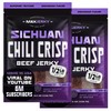 MaxJerky Sichuan Chili Crisp Beef Jerky, 104 Grams of Protein,