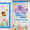 Fullhawl Under The Sea Bulletin Board 3D Sea Animals Classroom