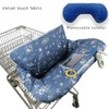 Shopping Cart Cover for Baby/Toddler, Cozy High Chair Cover, Blue