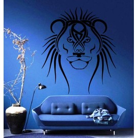 Lion King of Jungle Tribal Decor Wall Mural Vinyl Art Sticker p262