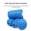 Membrane Solutions 100Pcs Blue Disposable Shoe Covers Non-woven Non-Slip Resistant