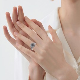 CRMAD Hecate Rings for Women Sterling Silver Goddess Wheel of Hecate Rings Jewelry (8)