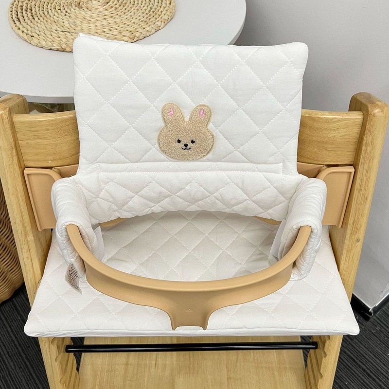 Baby High Chair Cushion Waterproof Nylon Seat and Back Protection