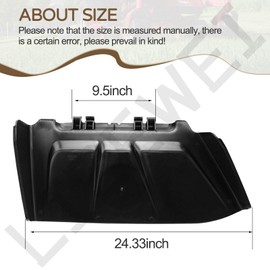 LIZEWEI 04795000 Side Discharge Chute Compatible with Arie-ns & Gra-vely Lawn Mower Model ZTX42 ZTX52 ZTXL42 ZTXL52, Replacement Side Discharge Chute for Arie-ns