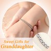 ORISPRE Granddaughter Gifts from Grandma, Bracelets for Teenage Teen Valentines