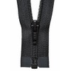 YKK Coil Zip, 76 cm Length, No. 580 Black