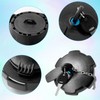Fuel Tank Cap Lockable Black with Chain, 2 Keys and