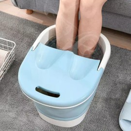 Highlong 지압 족용기 발마사지 힐랑용품 혈액순환 마사지기 [하이롱족욕기_블루] Acupressure Foot Massager for Blood Circulation [High Long Foot Bath Device_Blue]