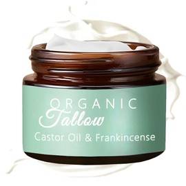 Aiwejay Sargo de res alimentado con pasto con aceite de incienso y aceite de ricino, hidratante de sargo de carne orgánica para la piel, crema de sargo de ternera y bálsamo de miel de manuka para