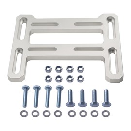 AKSGKGQ Motor Engine Mounting Plate for Predator 212cc 196cc 224cc for Honda GX160 OHV Small Clone Engine Mini Bike for Coleman CT200U BT200X CC100X Baja Doodlebug DB30 Performance Parts Silver