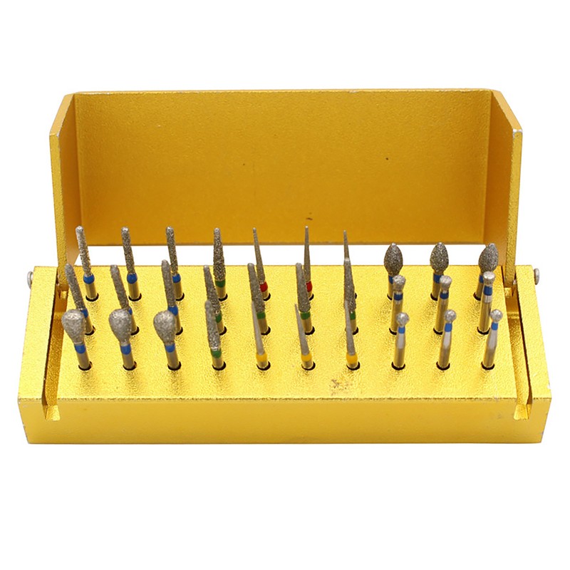30pcs Dental Polishing Bur Drill High Speed Emery Dental Burs