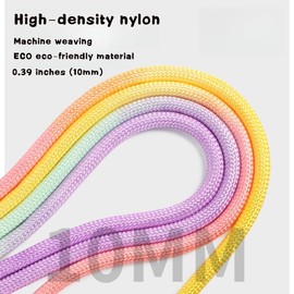 EffiBrill Hands Free Dog Leash Dual Handle,Wearable Leashes for Dog,Padded Waist Belts and Rotating Metal Clip for Small to Medium Dogs Walking Training Running (Purple Green, 6.5 FT)