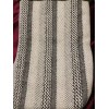 Hearth And Hand With Magnolia Christmas Black Cream Striped Stocking