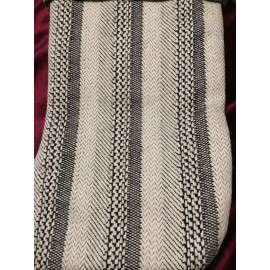 Hearth And Hand With Magnolia Christmas Black Cream Striped Stocking (I HAVE 8)