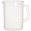 Sanplatec (サンプラテック) Sanpla Polypropylene Beaker with Handle, 1032, 3L