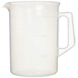 Sanplatec (サンプラテック) Sanpla Polypropylene Beaker with Handle, 1032, 3L