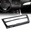 Air Conditioning Button Frame Carbon Fiber Texture Panel Trim Replacement