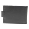 Esquire Logo Card Holder Leather 10,5 cm schwarz