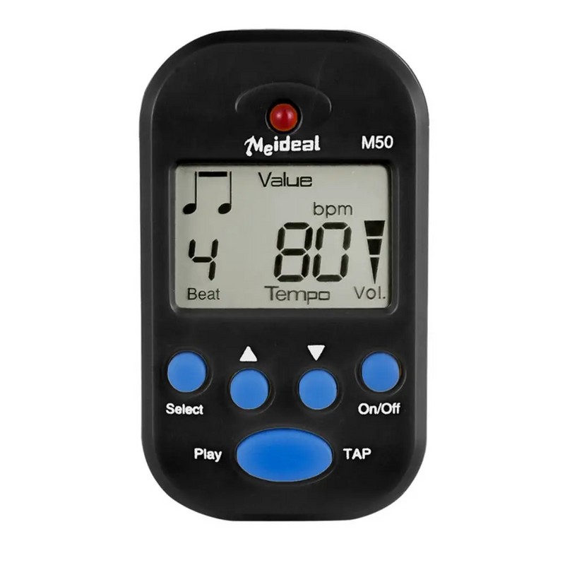Mini Digital Metronome for Music Practice – Clip-On LCD Tempo