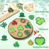 KitBeads 30 Pieces 15 Styles Green Saint Patrick Charms Enamel