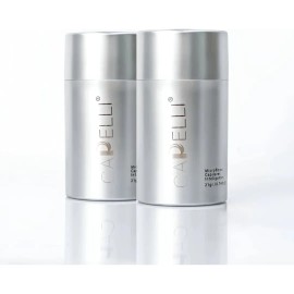 2 Pack Fibras Capilares Cubre Calvicie Volumen Caida Cabello