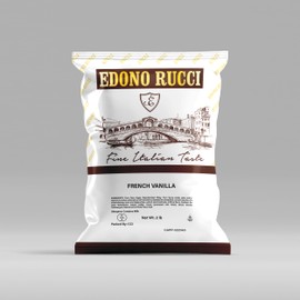 Edono Rucci French Vanilla Cappuccino Mix – Classic & Creamy, 6 Bags (2lbs Each)