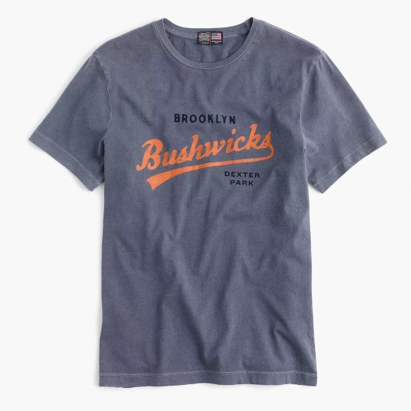 Ebbets Field Flannels® J.Crew Brooklyn Bushwicks T-Shirt | M |