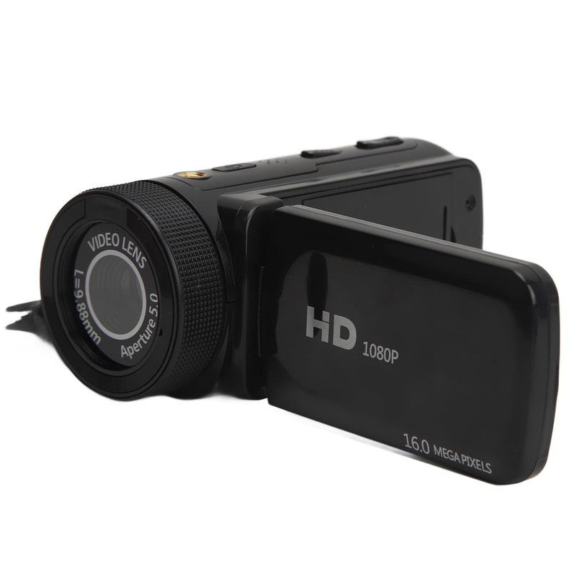 Digital Video Camera Camcorder, 1080P HD16MP Portable Vlogging Camera Recorder,