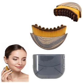 Lymphatic Drainage Massager, Ultra Soft Facial Lymphatic Drainage Brush for All Skin Types, Sculpt Chin & Jawline, Portable Dry Brushing Face Brush for Home & Travel, Skin Fit and Fatigue Relief