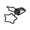 100Pcs Paper Binder Clips Cute Star Shape Metal Small Binder