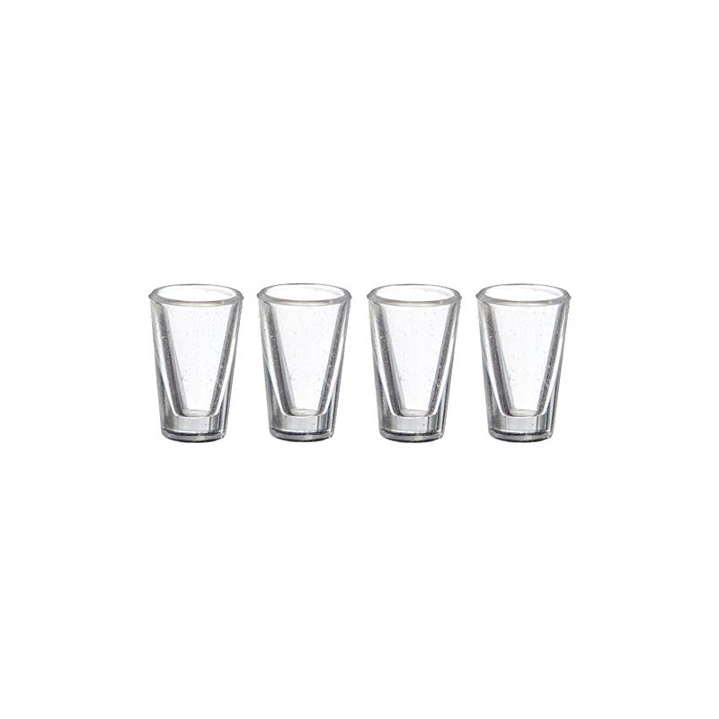 Dollhouse Miniature 1:12 Scale 4pc Water Glasses SET #G7267