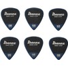 IBANEZ Flat Pick Sand Grip - Blue Pack of 6