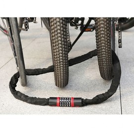 5-Digit Combination Chain Lock for Motorcycle Bicycle Anti-Theft Locking Mechanism