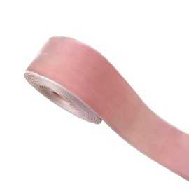 MMvolesy 3 Yards Light Pink Single Face Velvet Ribbon 38MM (1.5 Inch) Used for Gift Packaging Christmas Tree Christmas Gift Box DIY Packaging