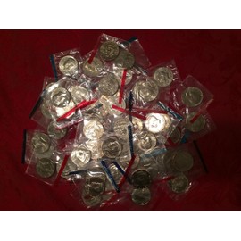 1971-1999 P, D Kennedy half dollars in Mint Cello BU set 54 coin Run US Coin Lot