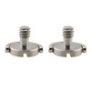 HJ Garden 2pcs 1/4-20 Thread D-Ring Stainless Steel Camera Fixing