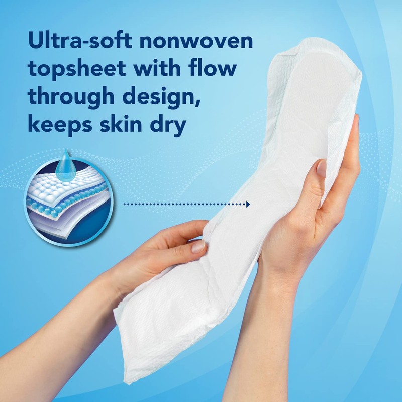 TotalDry Ultimate Overnight Booster Pads. Use with Briefs or Protective