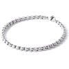 SEIYA INTERNATIONAL Men’s Bracelet, Stainless Steel, Accessory, Venetian Chain, Thinner,