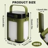 Foldable LED Camping Lantern with 2000mAh & Solar Charging -