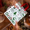 GITMIWS 12 Pack Medium Christmas Paper Gift Bags with Tissue