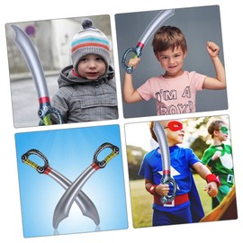 LIFKOME 12pcs Inflatable Pirate Swords Lightweight Props for Boys and Girls Pirate-themed Parties Cosplay and Easy to Store and Carry for Imaginative Play