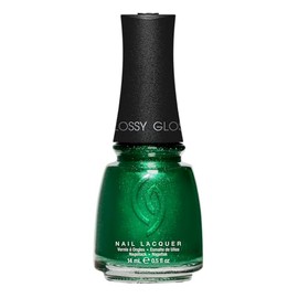 China Glaze Esmalte de Uñas Sparkling Ivy, Color de Alta Pigmentación, Acabado Brillante, Secado Rápido, Resistente al Astillado, 14 ml