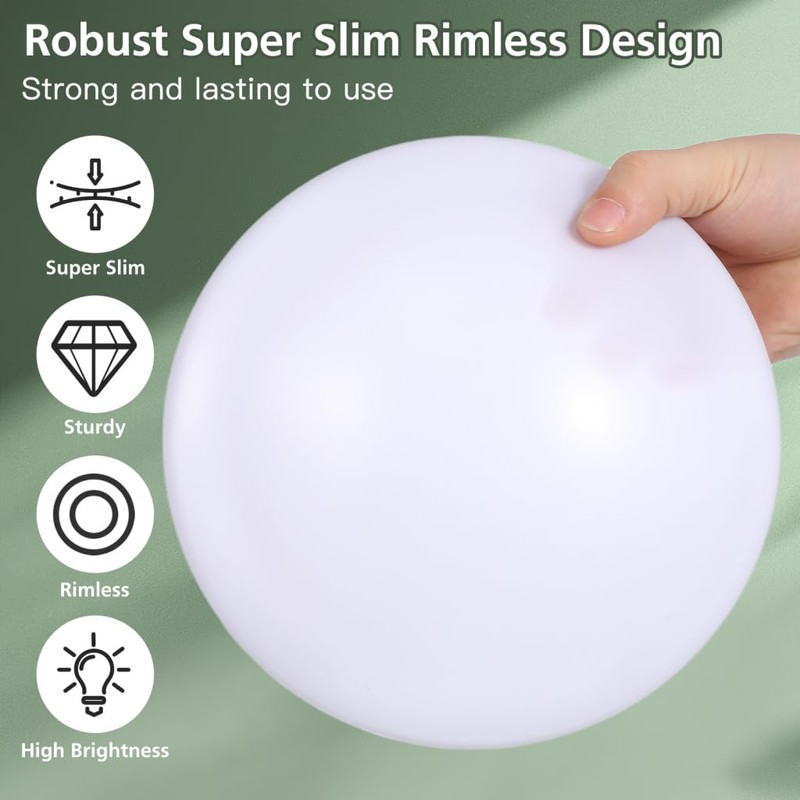 Ceiling Light Cover: Mushroom Ceiling Light Shade Replacement, 7.36 Inch