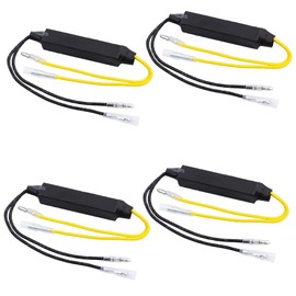 VOANZO Pack of 4 Resistance Indicators LED Motorcycle LED Power Load Resistor for Motorcycle ATV Gokart Bike PIT Quad Dirt Bike -21W 26Ω