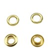 Hahiyo Grommets Eyelets 6mm Inside Diameter Carbon Steel Strong Shiny