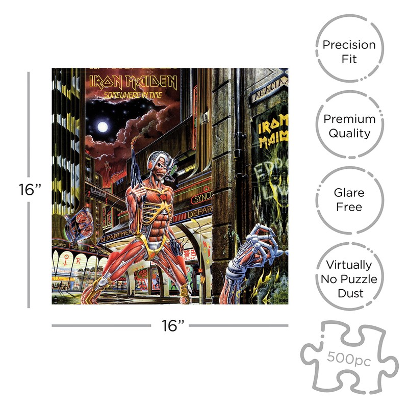 Iron Maiden 'Somewhere In Time' Jigsaw Puzzle 500 Pieces