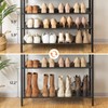 MAHANCRIS 8-Tier Shoe Rack, Large Capacity Shoe Shelf, Shoe Organizer