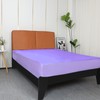 Lirex Satin Fitted Sheet, Luxurious Silky Smooth Polyester Bedding Soft