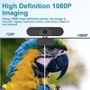 HD Webcam for PC 1080P/30fps with Microphone 90°View Computer Camera